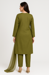 Karandi Olive 3PC